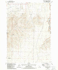 Download a high-resolution, GPS-compatible USGS topo map for Powell Buttes, OR (1988 edition)