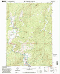 Download a high-resolution, GPS-compatible USGS topo map for Powers, OR (2001 edition)