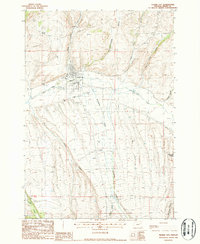 Download a high-resolution, GPS-compatible USGS topo map for Prairie City, OR (1988 edition)