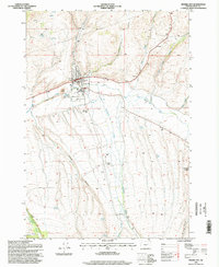Download a high-resolution, GPS-compatible USGS topo map for Prairie City, OR (1998 edition)