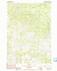 Download a high-resolution, GPS-compatible USGS topo map for Prairie Hill, OR (1990 edition)