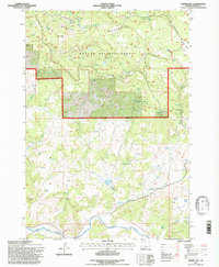 Download a high-resolution, GPS-compatible USGS topo map for Prairie Hill, OR (1997 edition)