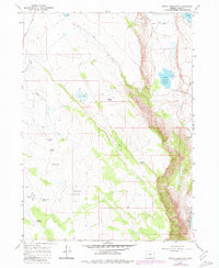 Download a high-resolution, GPS-compatible USGS topo map for Priday Reservoir, OR (1980 edition)