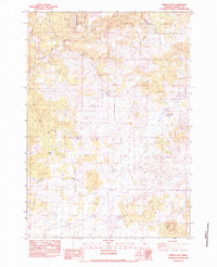 Download a high-resolution, GPS-compatible USGS topo map for Pringle Flat, OR (1983 edition)