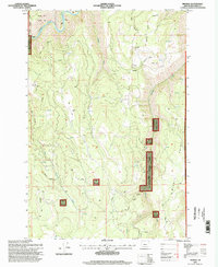Download a high-resolution, GPS-compatible USGS topo map for Promise, OR (1998 edition)