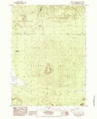 Download a high-resolution, GPS-compatible USGS topo map for Pumice Desert East, OR (1985 edition)