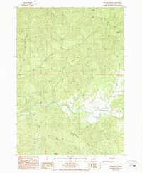 Download a high-resolution, GPS-compatible USGS topo map for Putnam Valley, OR (1987 edition)