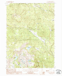 Download a high-resolution, GPS-compatible USGS topo map for Quartz Valley, OR (1988 edition)