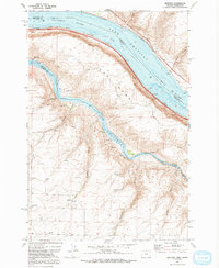 Download a high-resolution, GPS-compatible USGS topo map for Quinton, OR (1992 edition)