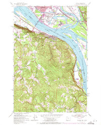Download a high-resolution, GPS-compatible USGS topo map for Rainier, OR (1971 edition)