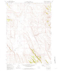 Download a high-resolution, GPS-compatible USGS topo map for Rams Butte, OR (1981 edition)