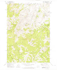 preview thumbnail of historical topo map of Baker County, OR in 1972