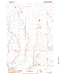Download a high-resolution, GPS-compatible USGS topo map for Rawhide Canyon, OR (1984 edition)