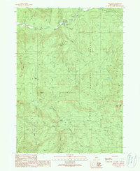 Download a high-resolution, GPS-compatible USGS topo map for Red Butte, OR (1990 edition)