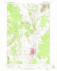 Download a high-resolution, GPS-compatible USGS topo map for Redmond, OR (1972 edition)