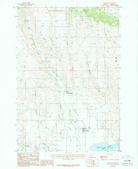 Download a high-resolution, GPS-compatible USGS topo map for Richland, OR (1987 edition)
