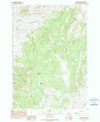 Download a high-resolution, GPS-compatible USGS topo map for Richmond, OR (1990 edition)