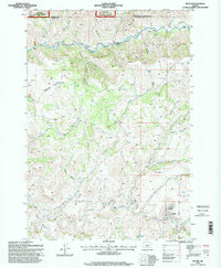 Download a high-resolution, GPS-compatible USGS topo map for Ritter, OR (1998 edition)