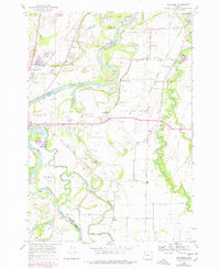 preview thumbnail of historical topo map of Linn County, OR in 1969