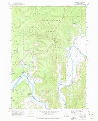 Download a high-resolution, GPS-compatible USGS topo map for Riverton, OR (1973 edition)