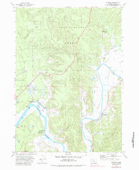 Download a high-resolution, GPS-compatible USGS topo map for Riverton, OR (1983 edition)