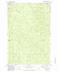 Download a high-resolution, GPS-compatible USGS topo map for Roaring Creek, OR (1984 edition)