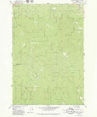 Download a high-resolution, GPS-compatible USGS topo map for Roaring Creek, OR (1979 edition)