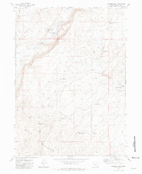 Download a high-resolution, GPS-compatible USGS topo map for Robbers Roost, OR (1981 edition)