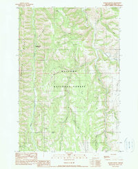 Download a high-resolution, GPS-compatible USGS topo map for Roberts Butte, OR (1990 edition)