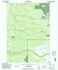 Download a high-resolution, GPS-compatible USGS topo map for Rock Creek Reservoir, OR (1998 edition)