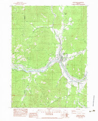 Download a high-resolution, GPS-compatible USGS topo map for Rogue River, OR (1983 edition)