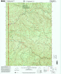 Download a high-resolution, GPS-compatible USGS topo map for Rose Hill, OR (2000 edition)