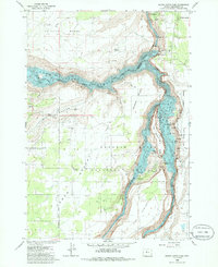 Download a high-resolution, GPS-compatible USGS topo map for Round Butte Dam, OR (1986 edition)