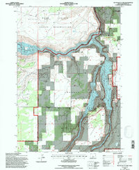 Download a high-resolution, GPS-compatible USGS topo map for Round Butte Dam, OR (1997 edition)