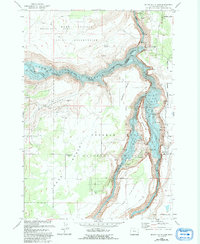 Download a high-resolution, GPS-compatible USGS topo map for Round Butte Dam, OR (1994 edition)