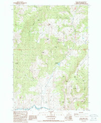 Download a high-resolution, GPS-compatible USGS topo map for Rowe Creek, OR (1988 edition)