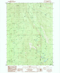 Download a high-resolution, GPS-compatible USGS topo map for Rustler Peak, OR (1985 edition)