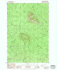 Download a high-resolution, GPS-compatible USGS topo map for Saddle Mtn, OR (1984 edition)