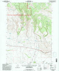 Download a high-resolution, GPS-compatible USGS topo map for Sage Hen Hill, OR (1997 edition)