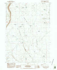Download a high-resolution, GPS-compatible USGS topo map for Sagebrush Knoll, OR (1984 edition)