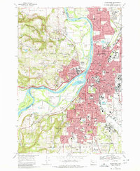 Download a high-resolution, GPS-compatible USGS topo map for Salem West, OR (1980 edition)