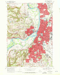 Download a high-resolution, GPS-compatible USGS topo map for Salem West, OR (1972 edition)