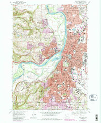 Download a high-resolution, GPS-compatible USGS topo map for Salem West, OR (1987 edition)