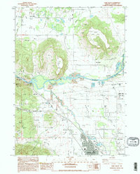 Download a high-resolution, GPS-compatible USGS topo map for Sams Valley, OR (1995 edition)