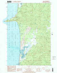 Download a high-resolution, GPS-compatible USGS topo map for Sand Lake, OR (1985 edition)