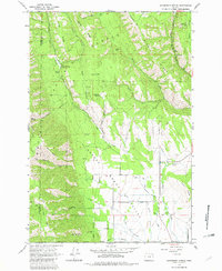 Download a high-resolution, GPS-compatible USGS topo map for Sanderson Spring, OR (1982 edition)