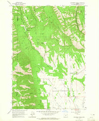 Download a high-resolution, GPS-compatible USGS topo map for Sanderson Spring, OR (1965 edition)