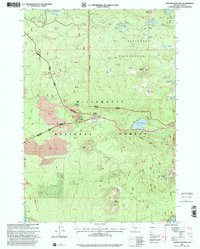 Download a high-resolution, GPS-compatible USGS topo map for Santiam Junction, OR (2001 edition)