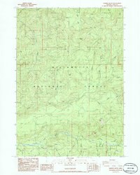 Download a high-resolution, GPS-compatible USGS topo map for Sardine Butte, OR (1986 edition)