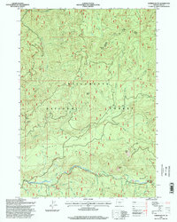 Download a high-resolution, GPS-compatible USGS topo map for Sardine Butte, OR (1998 edition)